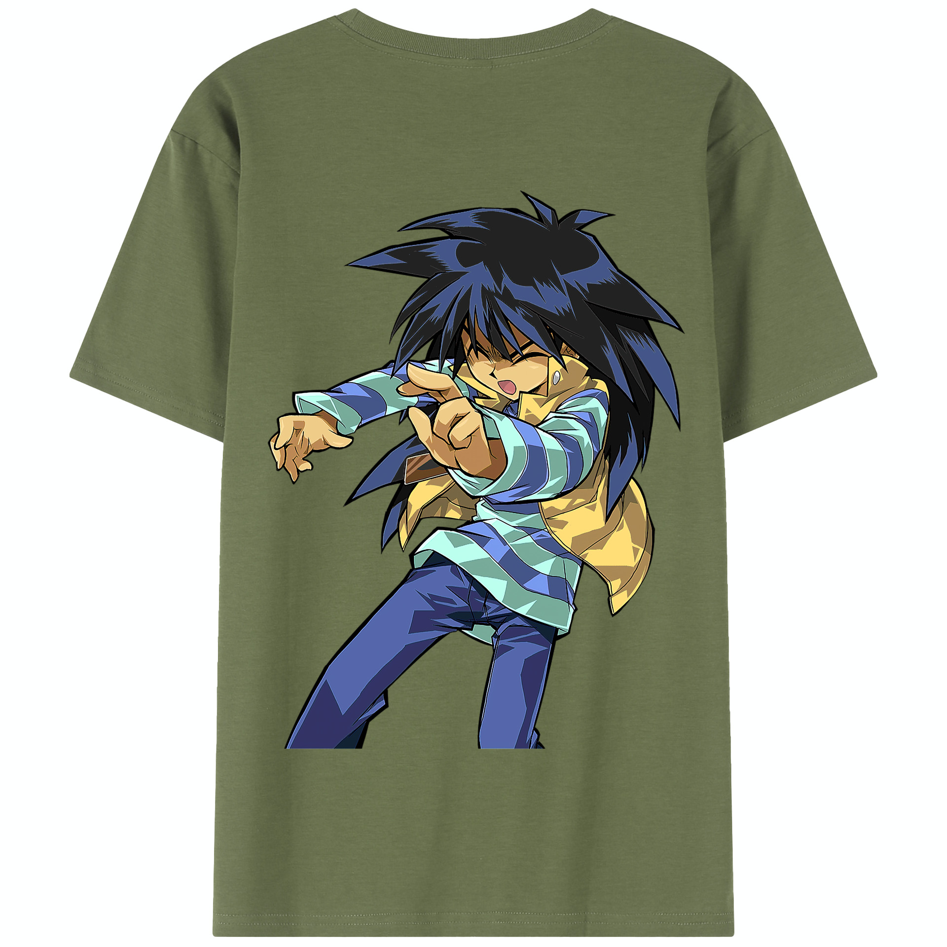 （画像用） 遊☆戯☆王 Yu-Gi-Oh! 綿100％半袖Tシャツ（背面プリント）
